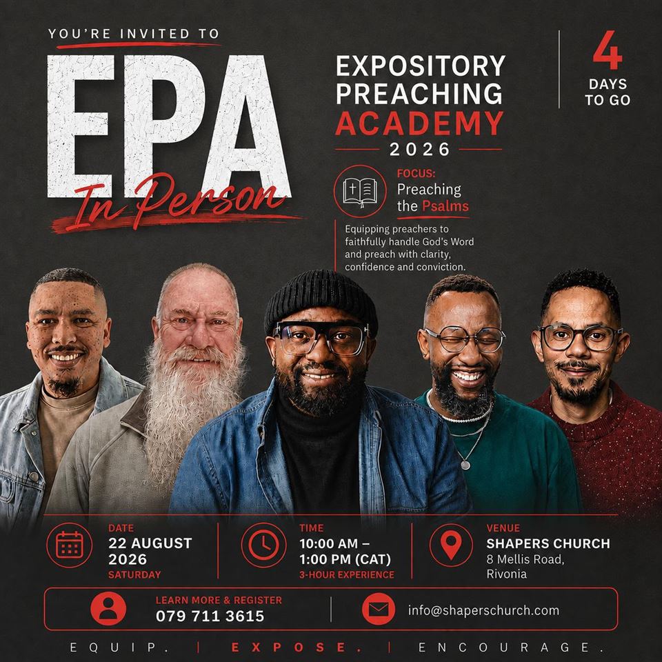 Expository Preaching Academy 2026 poster